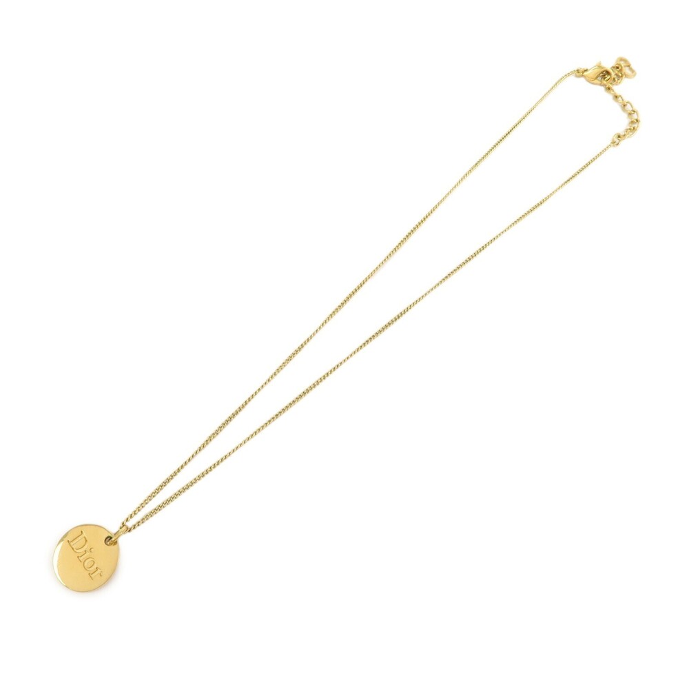 Christian Dior Vintage Logo Pendant Metal